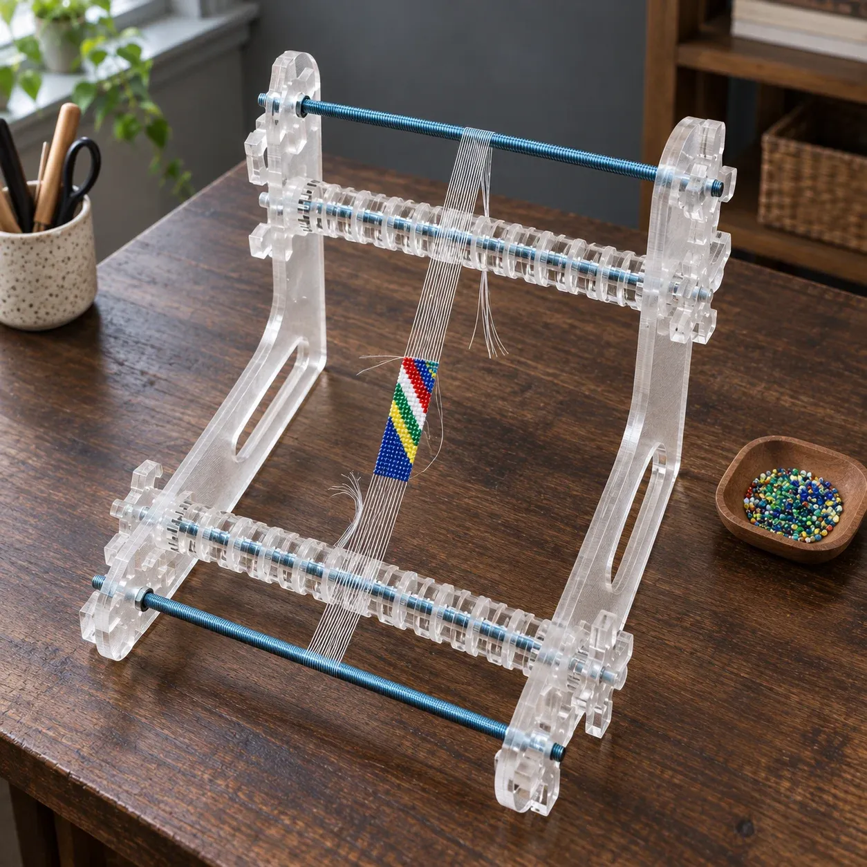 Odette Upright Beading Frame: product in use