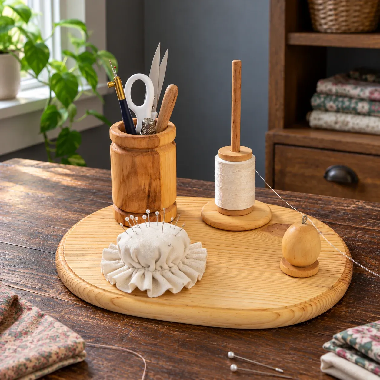 Melina Sewing Caddy: product in use